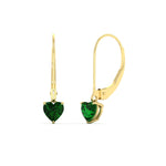 Load image into Gallery viewer, heart-shape-2-carat-solitaire-emerald-lever-back-earrings-in-yellow-gold-FDEAR11236HTGEMGR-2.00CT-NL-YG.jpg
