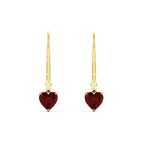 Load image into Gallery viewer, heart-shape-2-carat-solitaire-ruby-lever-back-earrings-in-yellow-gold-FDEAR11236HTGRUDR-2.00CT-NL-YG.jpg
