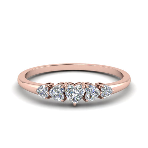 heart-shape-5-stone-diamond-ring-in-rose-gold-FD8898-NL-RG