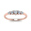 Load image into Gallery viewer, heart-shape-5-stone-diamond-ring-in-rose-gold-FD8898-NL-RG