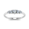 Load image into Gallery viewer, heart-shape-5-stone-diamond-ring-in-white-gold-FD8898-NL-WG