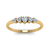 Load image into Gallery viewer, heart-shape-5-stone-diamond-ring-in-yellow-gold-FD8898-NL-YG
