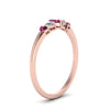 Load image into Gallery viewer, heart-shape-5-stone-diamond-ring-with-pink-sapphire-in-rose-gold-FD8898GSADRPI-NL-RG