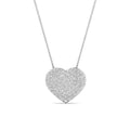 Thumbnail 8 - Heart Cluster Diamond Pendant