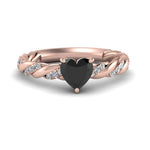 Load image into Gallery viewer, heart-shape-twisted-black-diamond-engagement-ring-in-rose-gold-FD9127HTRGBK-NL-RG-GS.jpg
