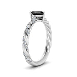 Load image into Gallery viewer, heart-shape-twisted-black-diamond-engagement-ring-in-white-gold-FD9127HTRGBK-NL-WG-GS.jpg
