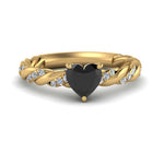 Load image into Gallery viewer, heart-shape-twisted-black-diamond-engagement-ring-in-yellow-gold-FD9127HTRGBK-NL-YG-GS.jpg
