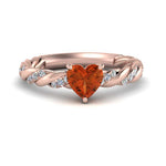 Load image into Gallery viewer, heart-shape-twisted-orange-sapphire-engagement-ring-in-rose-gold-FD9127HTRGOS-NL-RG-GS.jpg
