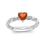 Load image into Gallery viewer, heart-shape-twisted-orange-sapphire-engagement-ring-in-white-gold-FD9127HTRGOS-NL-WG-GS.jpg
