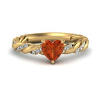 Load image into Gallery viewer, heart-shape-twisted-orange-sapphire-engagement-ring-in-yellow-gold-FD9127HTRGOS-NL-YG-GS.jpg
