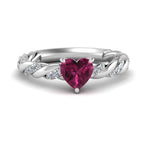 Load image into Gallery viewer, heart-shape-twisted-pink-sapphire-engagement-ring-in-white-gold-FD9127HTRGPS-NL-WG-GS.jpg

