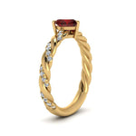 Load image into Gallery viewer, heart-shape-twisted-ruby-engagement-ring-in-yellow-gold-FD9127HTRGRD-NL-YG-GS.jpg
