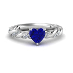 Load image into Gallery viewer, heart-shape-twisted-sapphire-engagement-ring-in-white-gold-FD9127HTRGBS-NL-WG-GS.jpg
