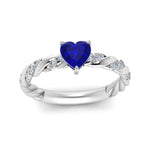 Load image into Gallery viewer, heart-shape-twisted-sapphire-engagement-ring-in-white-gold-FD9127HTRGBS-NL-WG-GS.jpg
