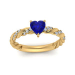 Load image into Gallery viewer, heart-shape-twisted-sapphire-engagement-ring-in-yellow-gold-FD9127HTRGBS-NL-YG-GS.jpg
