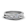 Load image into Gallery viewer, heart-shaped-Infinity-twist-diamond-matching-bridal-set-in-950-Platinum-FD8253HT-NL-WG