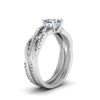 Load image into Gallery viewer, heart-shaped-Infinity-twist-diamond-matching-bridal-set-in-14K-white-gold-FD8253HT-NL-WG