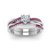 Load image into Gallery viewer, heart-shaped-Infinity-twist-diamond-matching-bridal-set-with-pink-sapphire-in-950-Platinum-FD8253HTGSADRPI-NL-WG