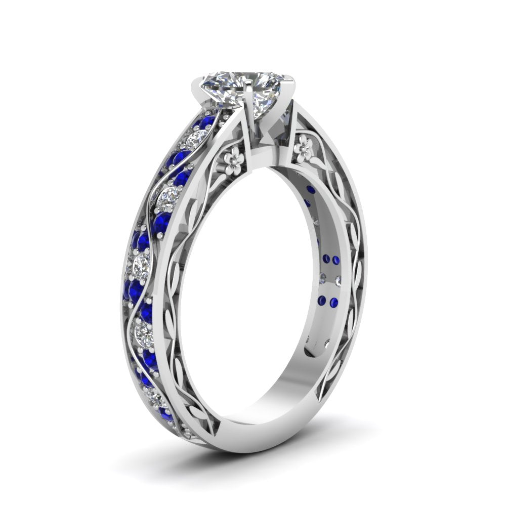 heart-shaped-antique-filigree-diamond-ring-with-blue-sapphire-in-14K-white-gold-FDENS3543HTRGSABLANGLE2-NL-WG