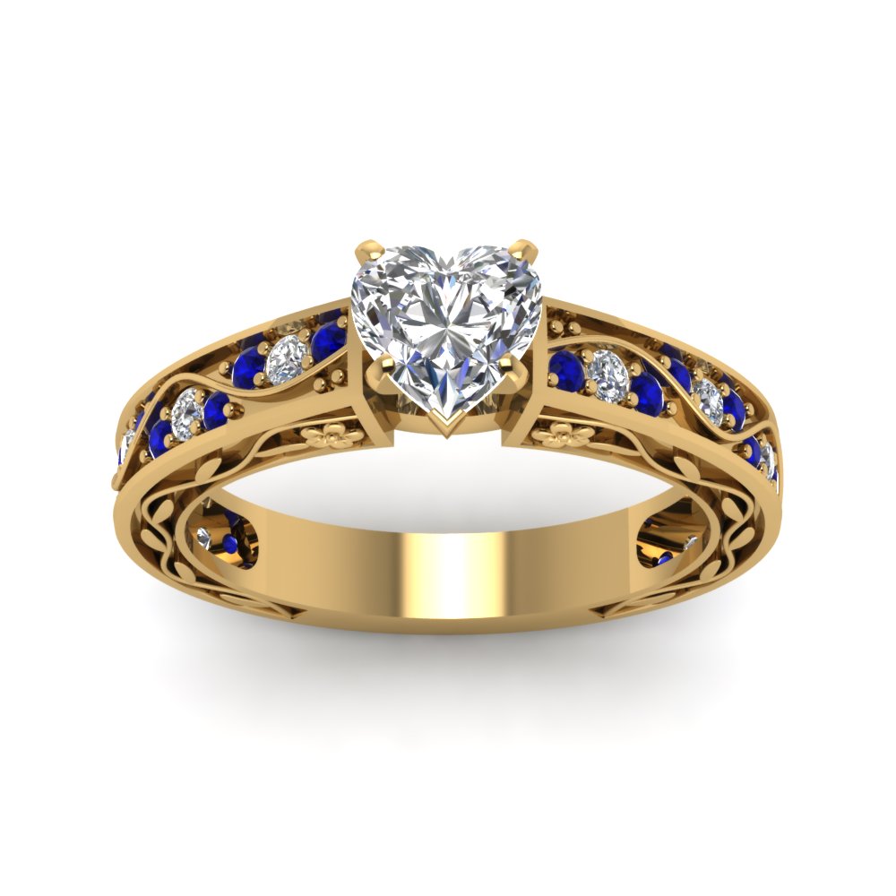 heart-shaped-antique-filigree-diamond-ring-with-blue-sapphire-in-14K-yellow-gold-FDENS3543HTRGSABLANGLE5-NL-YG_d089a75a-0933-4827-8805-00c1bade4104