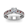 Load image into Gallery viewer, heart-shaped-antique-filigree-diamond-ring-with-ruby-in-950-platinum-FDENS3543HTRGRUDRANGLE5-NL-WG_eb0d51d7-2ba7-4859-9d13-6dc1805b68e9