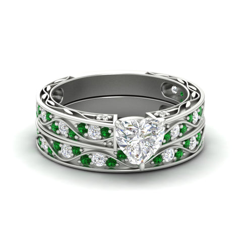 heart-shaped-antique-filigree-emerald-bridal-ring-set-in-white-gold-fdens3543htgemgrsleep-nl-wg.jpg