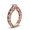Load image into Gallery viewer, heart-shaped-antique-filigree-ring-with-black-diamond-in-14K-rose-gold-FDENS3543HTRGBLACKANGLE2-NL-RG_7dd00f43-40d9-4983-ae73-a0d85e1cf38c