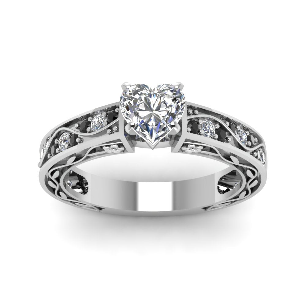 heart-shaped-antique-filigree-ring-with-black-diamond-in-14K-white-gold-FDENS3543HTRGBLACKANGLE5-NL-WG