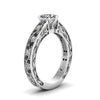 Load image into Gallery viewer, heart-shaped-antique-filigree-ring-with-black-diamond-in-950-platinum-FDENS3543HTRGBLACKANGLE2-NL-WG_ff9944af-faf9-4d34-b262-79b288522407