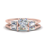 Load image into Gallery viewer, heart-shaped-bar-set-diamond-ring-with-matching-3-baguette-wedding-band-in-FDENS100HT-NL-RG
