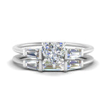 Load image into Gallery viewer, heart-shaped-bar-set-diamond-ring-with-matching-3-baguette-wedding-band-in-FDENS100HT-NL-WG
