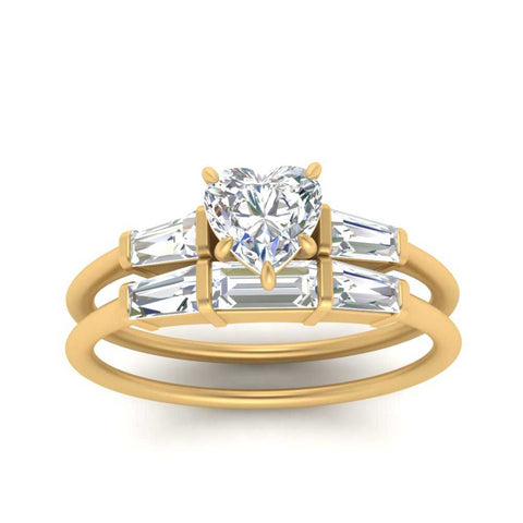 heart-shaped-bar-set-diamond-ring-with-matching-3-baguette-wedding-band-in-yellow-gold-FDENS100HTANGLE5-NL-YG