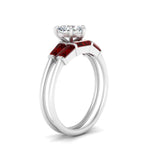 Load image into Gallery viewer, heart-shaped-bar-set-ruby-ring-with-matching-3-baguette-wedding-band-in-FDENS100HTGRUDR-NL-WG
