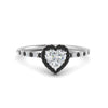 Load image into Gallery viewer, heart-shaped-black-diamond-halo-petite-engagement-ring-in-white-gold-FD8523HTRGBLACKANGLE3-NL-WG