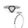 Load image into Gallery viewer, heart-shaped-black-diamond-halo-petite-engagement-ring-in-white-gold-FD8523HTRGBLACKANGLE3-NL-WG