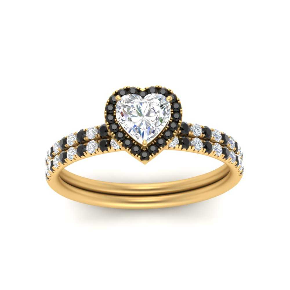 heart-shaped-black-diamond-halo-wedding-ring-set-in-yellow-gold-FD8523HTGBLACK-NL-YG