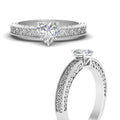 Thumbnail 3 - heart-shaped-celtic-engraved-solitaire-ring-in-white-gold-fdenr8544htrangle3-nl-wg