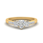 Load image into Gallery viewer, heart-shaped-channel-three-stone-diamond-engagement-ring-in-yellow-gold-FDENS205HTR-NL-YG.jpg
