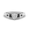 Load image into Gallery viewer, heart-shaped-channel-three-stone-diamond-engagement-ring-with-black-diamond-in-white-gold-FDENS205HTRGBLACK-NL-WG.jpg