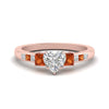 Load image into Gallery viewer, heart-shaped-channel-three-stone-diamond-engagement-ring-with-orange-sapphire-in-rose-gold-FDENS205HTRGSAOR-NL-RG.jpg