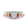 Load image into Gallery viewer, heart-shaped-channel-three-stone-diamond-engagement-ring-with-orange-sapphire-in-white-gold-FDENS205HTRGSAOR-NL-WG.jpg