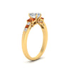 Load image into Gallery viewer, heart-shaped-channel-three-stone-diamond-engagement-ring-with-orange-sapphire-in-yellow-gold-FDENS205HTRGSAOR-NL-YG.jpg