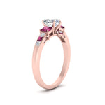 Load image into Gallery viewer, heart-shaped-channel-three-stone-diamond-engagement-ring-with-pink-sapphire-in-rose-gold-FDENS205HTRGSADRPI-NL-RG.jpg

