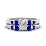 Load image into Gallery viewer, heart-shaped-channel-three-stone-diamond-engagement-ring-with-sapphire-in-white-gold-FDENS205HTGSABL-NL-WG.jpg

