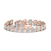 Load image into Gallery viewer, heart-shaped-diamond-bezel-tennis-bracelet-10-40-carat-in-rose-gold-fdbrc10581htangle2-10-40-ct-nl-rg