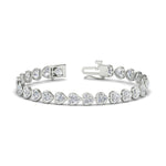 Load image into Gallery viewer, heart-shaped-diamond-bezel-tennis-bracelet-10-40-carat-in-white-gold-fdbrc10581htangle2-10-40-ct-nl-wg
