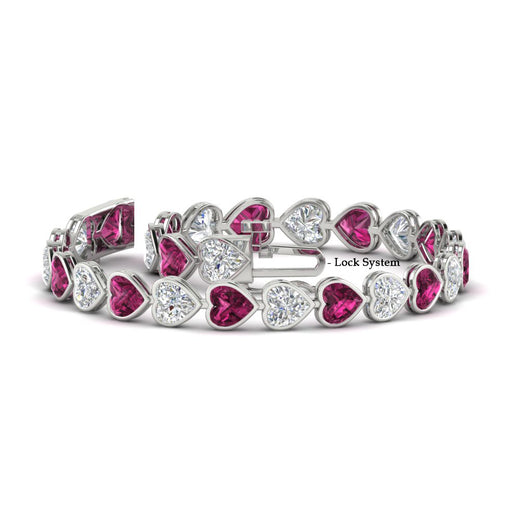 heart-shaped-diamond-bezel-tennis-bracelet-10-40-carat-with-pink-sapphire-in-white-gold-fdbrc10581htgsadrpiangle2-10-40-ct-nl-wg