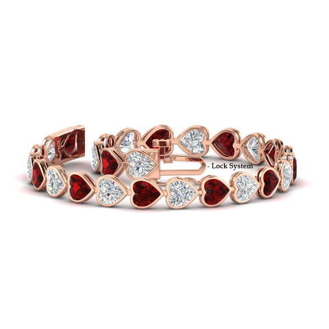 heart-shaped-diamond-bezel-tennis-bracelet-10-40-carat-with-ruby-in-rose-gold-fdbrc10581htgrudrangle2-10-40-ct-nl-rg