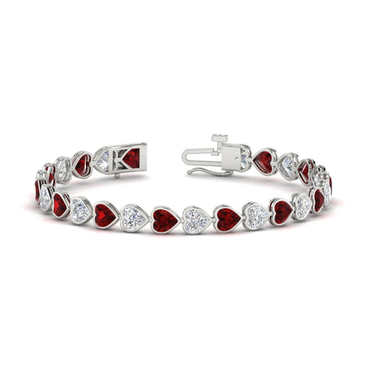 heart-shaped-diamond-bezel-tennis-bracelet-10-40-carat-with-ruby-in-white-gold-fdbrc10581htgrudrangle2-10-40-ct-nl-wg