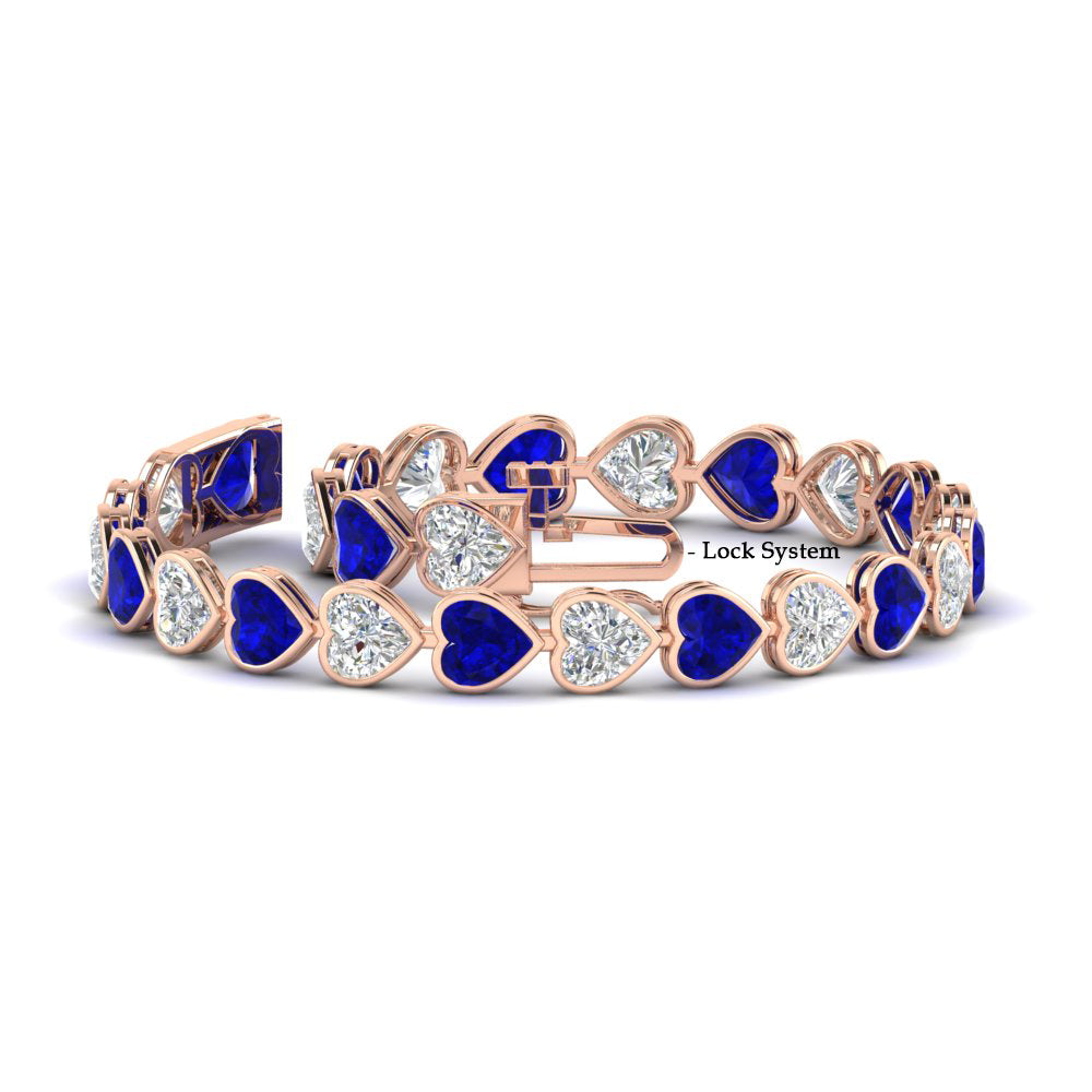 heart-shaped-diamond-bezel-tennis-bracelet-10-40-carat-with-sapphire-in-rose-gold-fdbrc10581htgsablangle2-10-40-ct-nl-rg